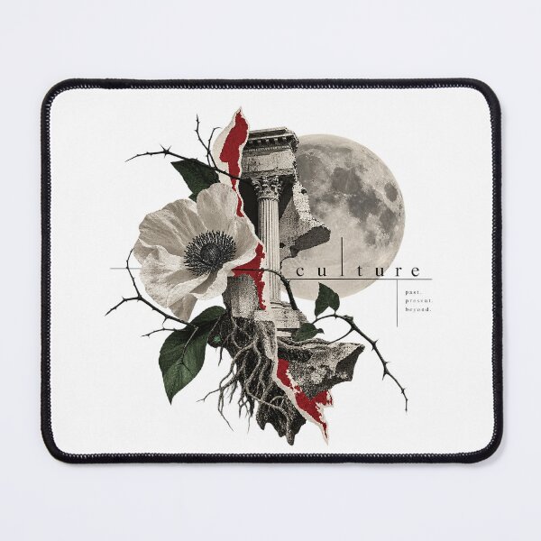Item preview, Classical Heritage Surreal Collage Moon and Botanical Architecture designed and sold by zzz888.