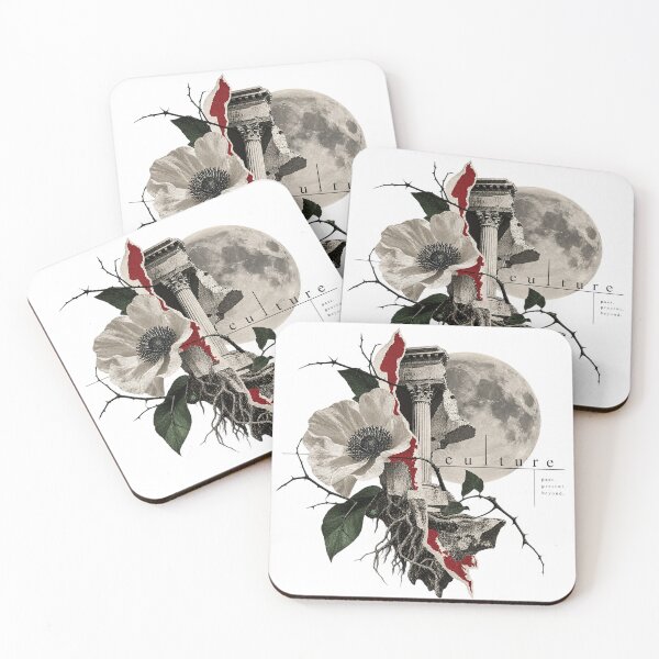 Item preview, Classical Heritage Surreal Collage Moon and Botanical Architecture designed and sold by zzz888.