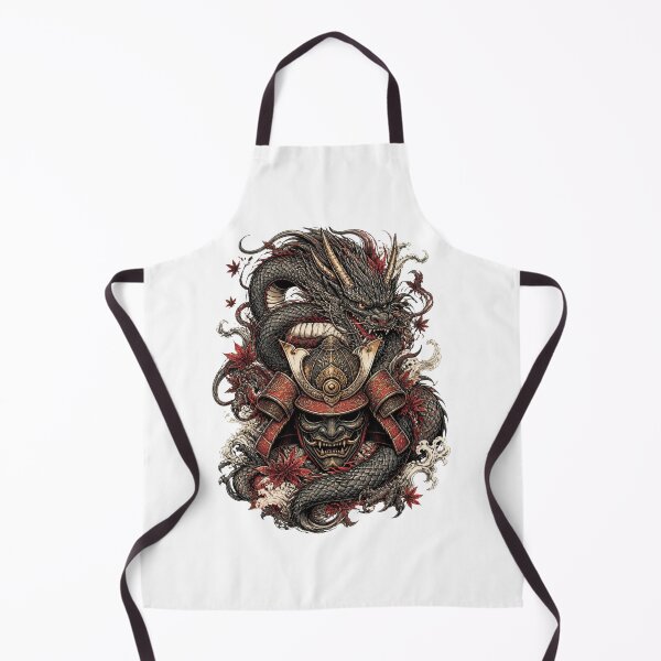 Item preview, ArtJapaneseDragonSamuraiMask designed and sold by Artrendzs.