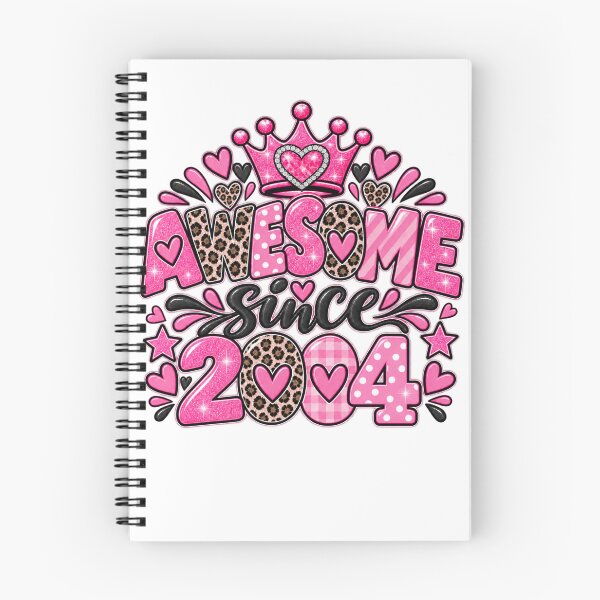 Item preview, Awesome Since 2004 Birthday Gift Girls Women Born 2004 designed and sold by drawwiika+44.