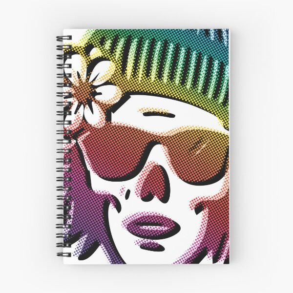 Item preview, Rainbow Halftone Skull Glitch Art designed and sold by Sherihdesigns.
