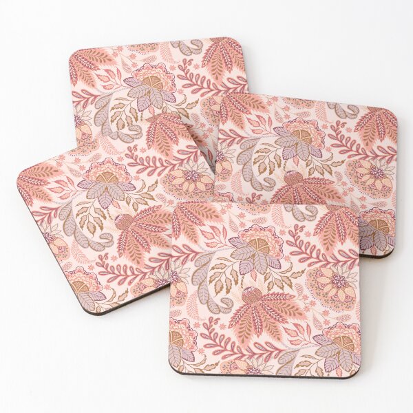 Item preview, Chintz Twirling Whimsy In Dull Pastel Pinks designed and sold by TigaTiga.