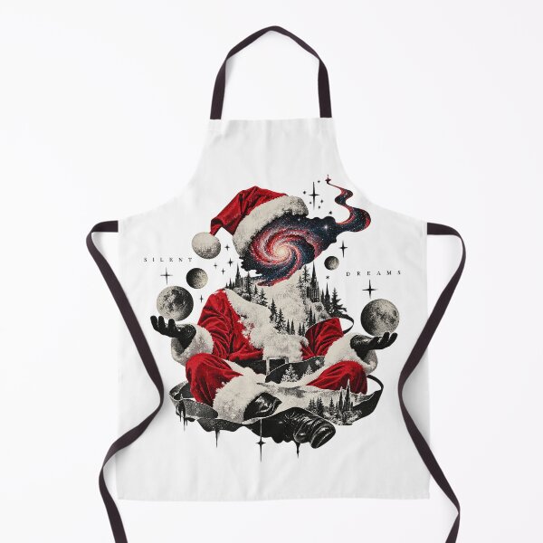 Item preview, Silent Dreams Cosmic Meditating Santa Surreal Collage designed and sold by zzz888.