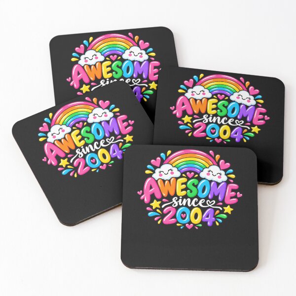 Item preview, Awesome Since 2004 Birthday Celebration Born In 2004 designed and sold by drawwiika+44.