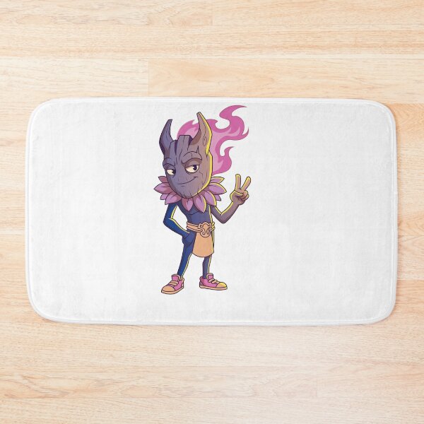 Item preview, Chill Wood Spirit Pink Flame Peace Sign Cartoon Art designed and sold by Rupesh-Art26.