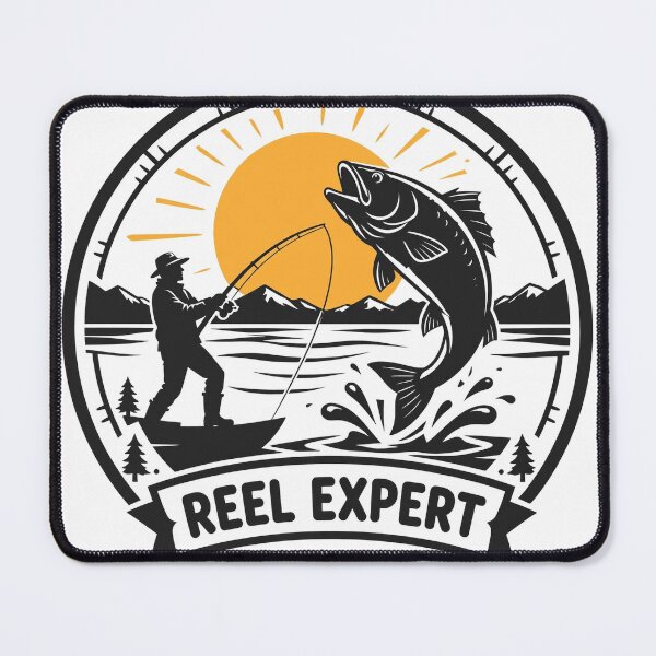 Item preview, Reel Expert Funny Fishing Bass Sunset T-Shirt designed and sold by ApparelOutpost.