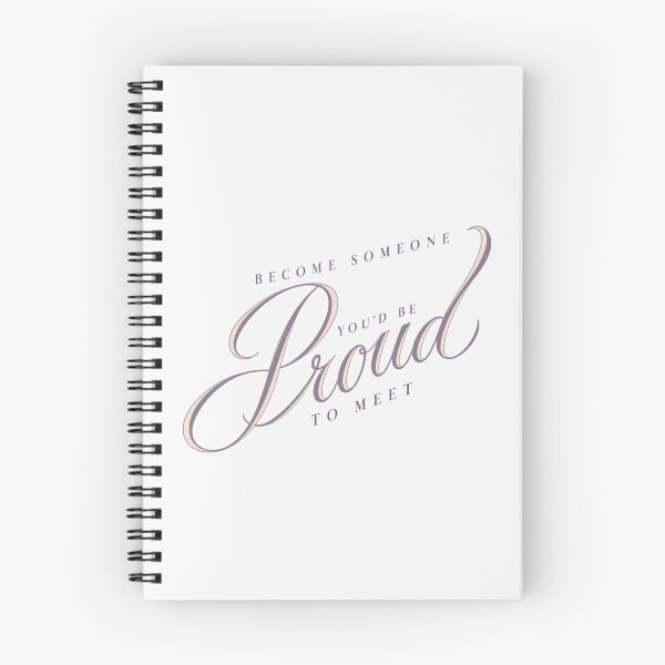 Item preview, Become Someone You’d Be Proud To Meet Inspirational Script  designed and sold by PhylonBoxx.