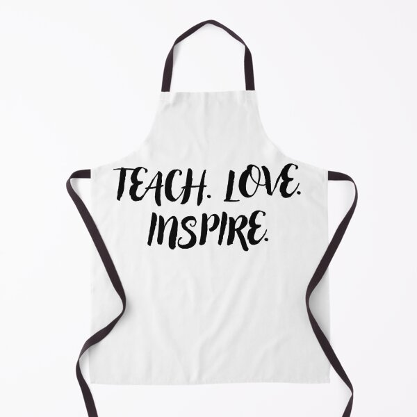 Item preview, Teach Love Inspire Cute Minimalist Teacher Typography designed and sold by CodeCapyVibes.