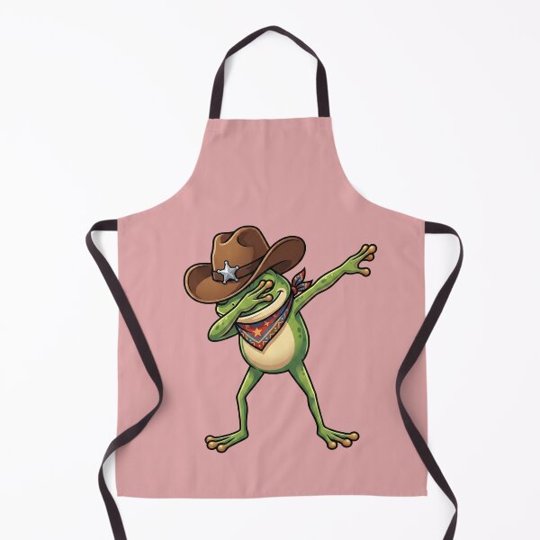 Item preview, Dabbing Cowboy Frog with Sheriff Hat and Bandana Funny Western Art   designed and sold by Maniwarsi.