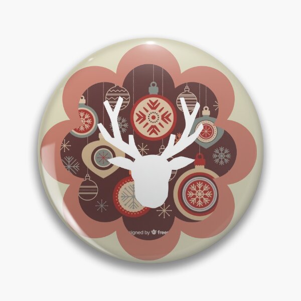 Item preview, Rustic Reindeer Silhouette with Pink Plaid Pattern Holiday Decor Art designed and sold by Liberarteprint.