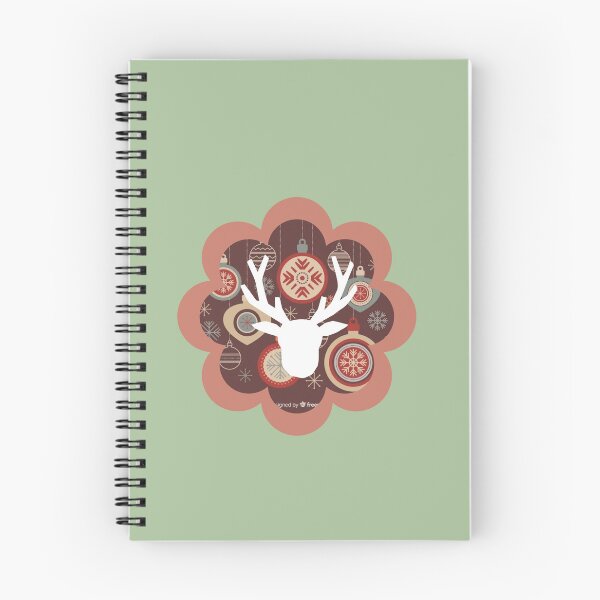 Item preview, Rustic Reindeer Silhouette with Pink Plaid Pattern Holiday Decor Art designed and sold by Liberarteprint.