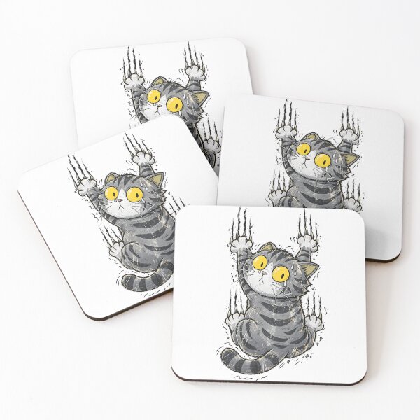 Item preview, Funny Sweaty Tabby Cat With Claws designed and sold by Artistikastore.