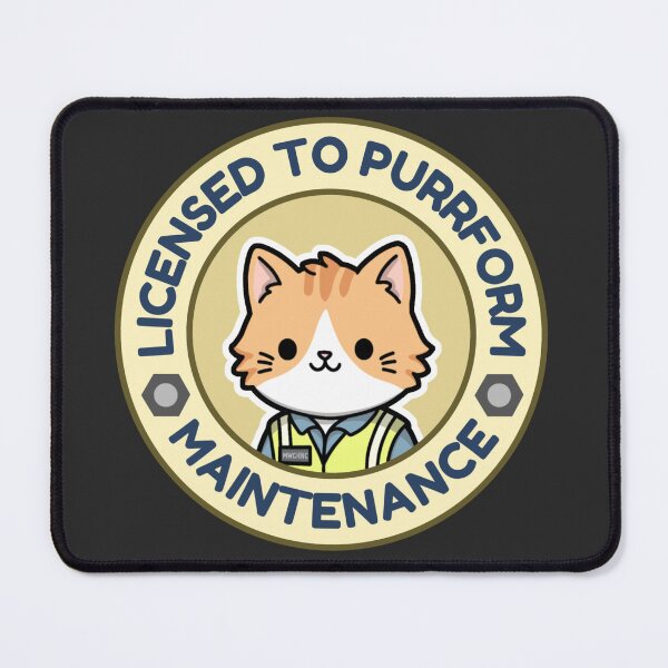 Item preview, Meowchanic: Licensed to Purrform Maintenance designed and sold by plocreative.