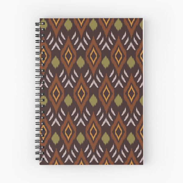 Item preview, A distinctive Ikat-inspired pattern featuring rhythmic geometric shapes and organic lines designed and sold by Line-Aura.