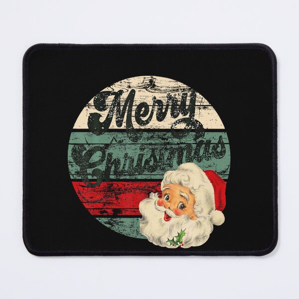Item preview, Vintage Santa Claus Merry Christmas Face designed and sold by LouisaOReilly.
