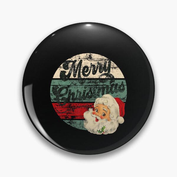 Item preview, Vintage Santa Claus Merry Christmas Face designed and sold by LouisaOReilly.