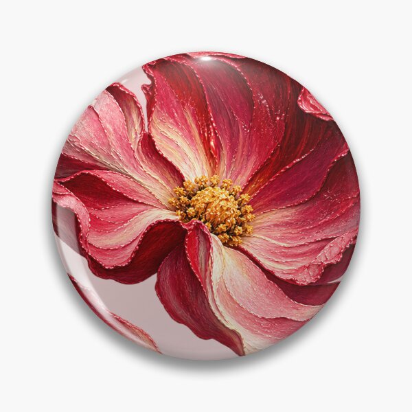 Item preview, Crimson Cosmos in Impasto Bloom designed and sold by NinePixel.