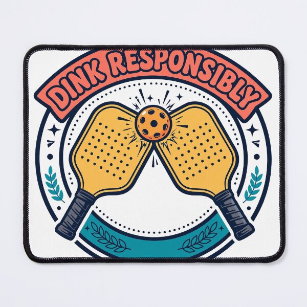 Item preview, Dink Responsibly Funny Pickleball Paddles T-Shirt designed and sold by ApparelOutpost.