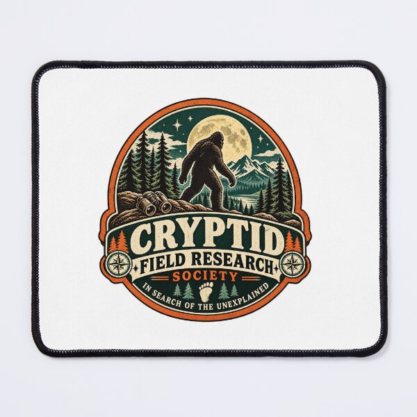 Item preview, Cryptid Field Research Society Vintage Sasquatch Badge designed and sold by TWdesign74.