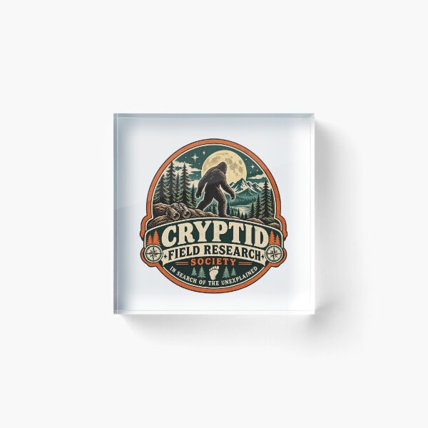 Item preview, Cryptid Field Research Society Vintage Sasquatch Badge designed and sold by TWdesign74.