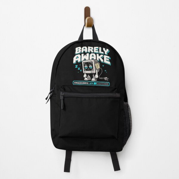 Item preview, Barely Awake – Retro Pixel Sleep Humor designed and sold by Mad Factory Designs.