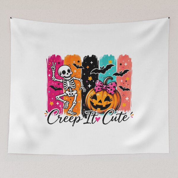 Item preview, Creep It Cute Colorful Halloween Vibes designed and sold by CleanDecor.