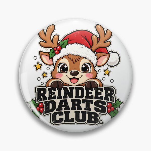 Item preview, Santa’s Darts Deer Funny Christmas Reindeer T-Shirt designed and sold by DesignArtist.ia.