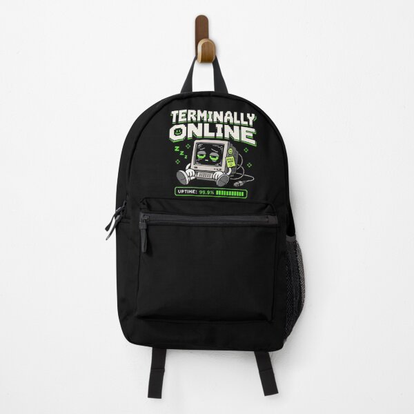 Item preview, Terminally Online – Retro Pixel Internet Humor designed and sold by Mad Factory Designs.