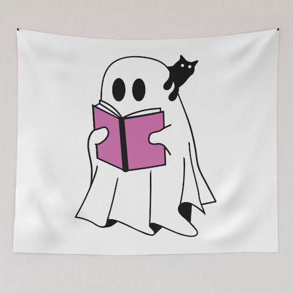 Item preview, Ghost Reading a Book designed and sold by MagnoliaLake.