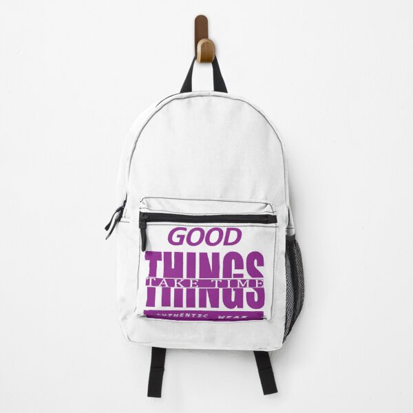 Item preview, Good Things Take Time Purple Aesthetic Typography T-Shirt Design designed and sold by Carftora786.