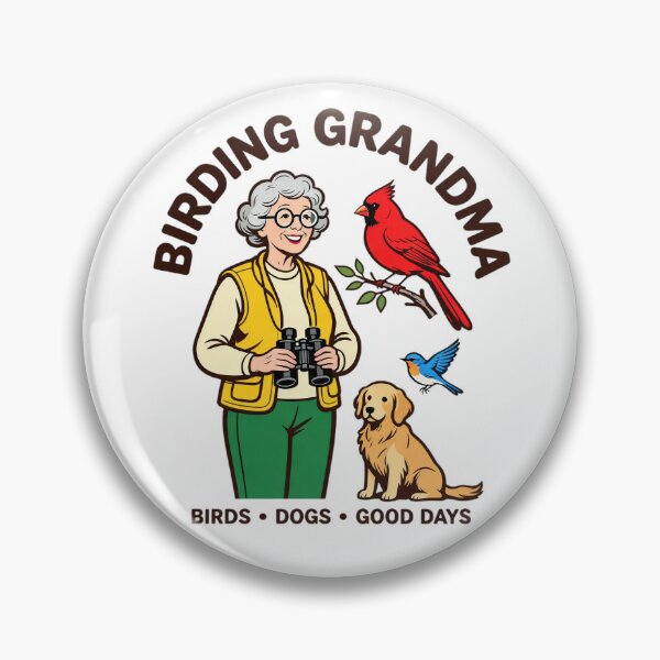 Item preview, Birding Grandma Birds Dogs Good Days Cardinal Birdwatching Design designed and sold by Mimoshi ⭐⭐⭐⭐⭐.