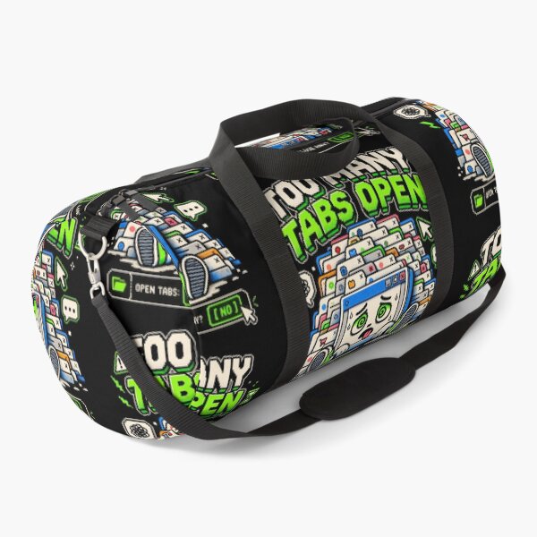 Item preview, Too Many Tabs Open – Retro Browser Chaos Humor designed and sold by Mad Factory Designs.