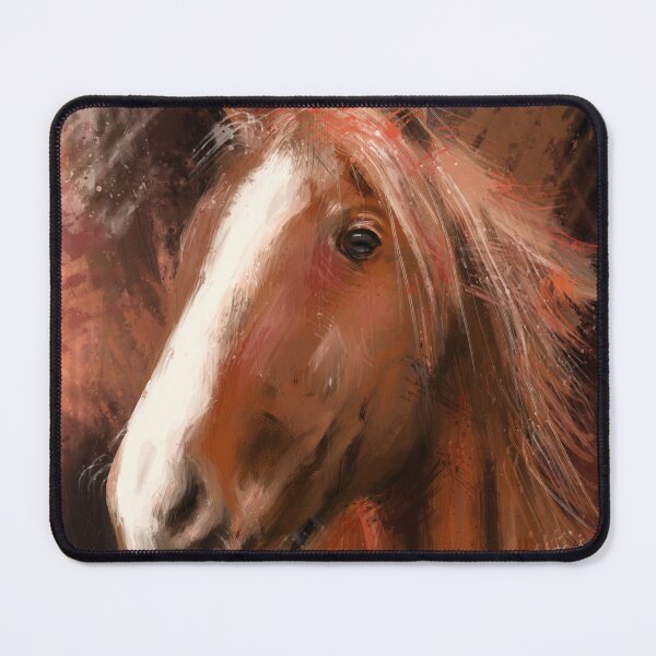 Item preview, Horses painting abstract style designed and sold by nickardi.