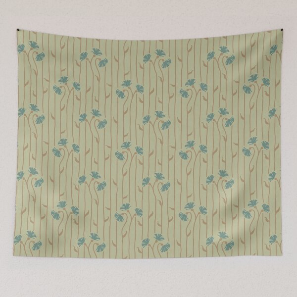 Item preview, Climbing Floral 6 - c3c49f designed and sold by knitetgantt.