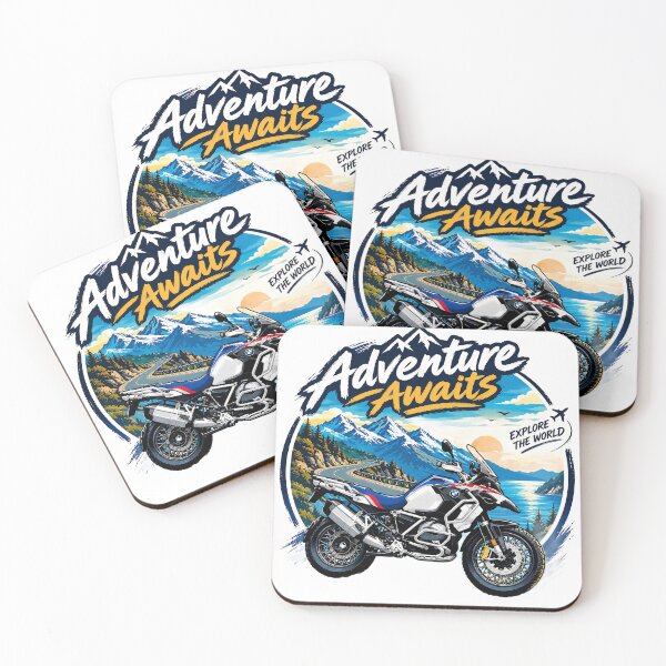 Item preview, Adventure Motorcycle Explore The World designed and sold by ali prints.