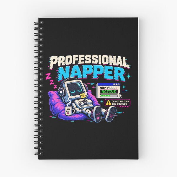 Item preview, Professional Napper – Retro Pixel Sleep Humor designed and sold by Mad Factory Designs.