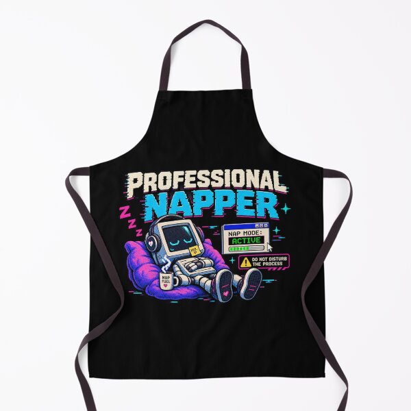 Item preview, Professional Napper – Retro Pixel Sleep Humor designed and sold by Mad Factory Designs.