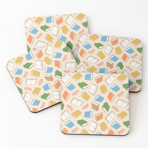 Item preview, Book Lover - Mutlicolor on Cream designed and sold by littlearrow.