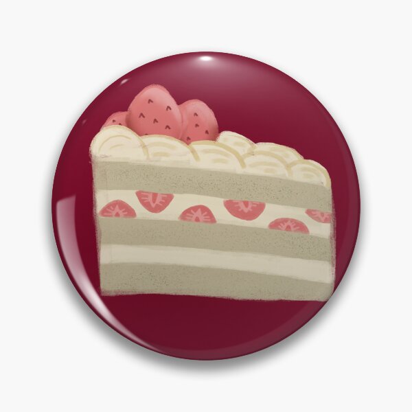 Item preview, Strawberry cake sticker  designed and sold by Jelly Studio.