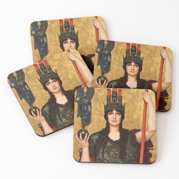 Item preview, Greek Mythology Wall Art, Pallas Athena Print, Franz von Stuck Symbolist Art designed and sold by RickE.