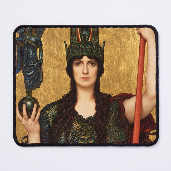 Item preview, Greek Mythology Wall Art, Pallas Athena Print, Franz von Stuck Symbolist Art designed and sold by RickE.