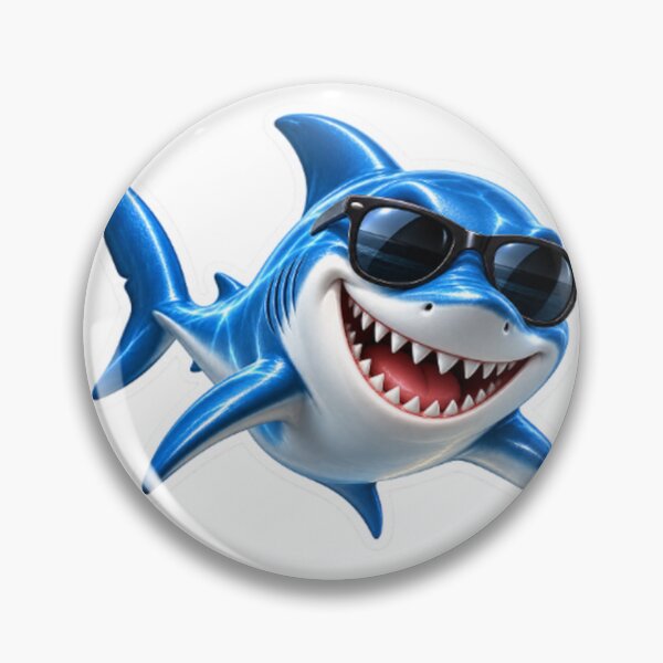 Item preview, Shark with sunglasses designed and sold by LongIslandDesgn.