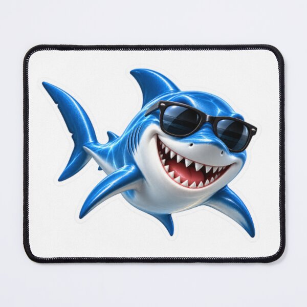 Item preview, Shark with sunglasses designed and sold by LongIslandDesgn.