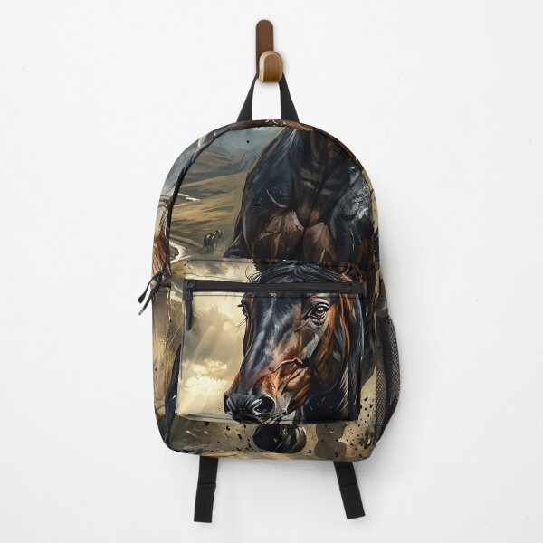 Item preview, Black Stallion Galloping Through a Stormy Valley designed and sold by Lucid Dream Pixel.