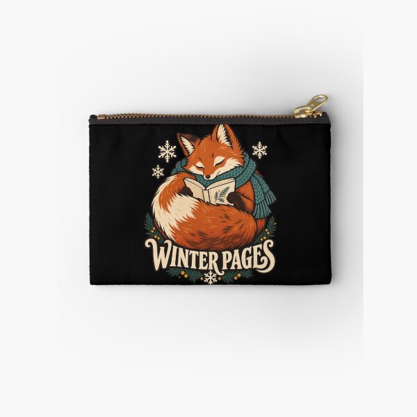 Item preview, Winter Pages – Reading Fox in a Scarf designed and sold by electricpeacock.