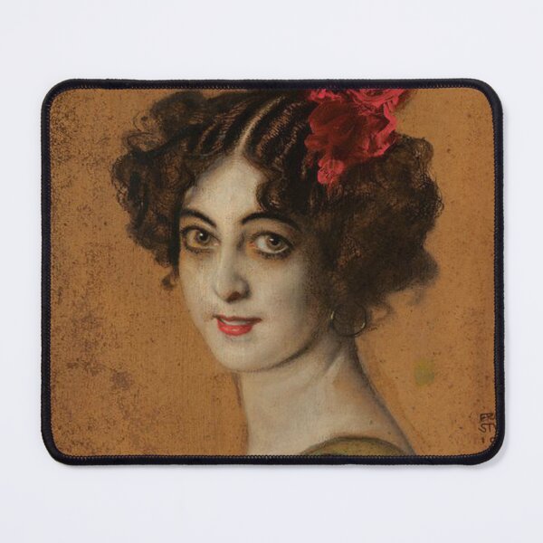 Item preview, Vintage Portrait Wall Art, Haunted Painting Print, Franz von Stuck Symbolist Art designed and sold by RickE.