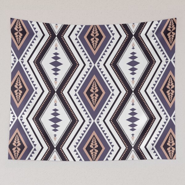 Item preview, Traditional Native Ikat Pattern with Geometric Diamonds for Fabric, Textile Print and Home Decor designed and sold by Jeffrey-Jeffrey.