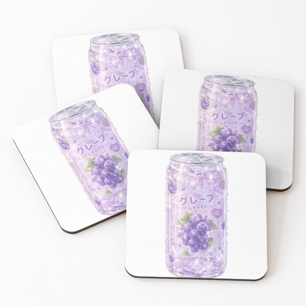 Item preview, Cute Sparkling Grape Juice Purple Fruit Drink Aesthetic designed and sold by Kiralemon.