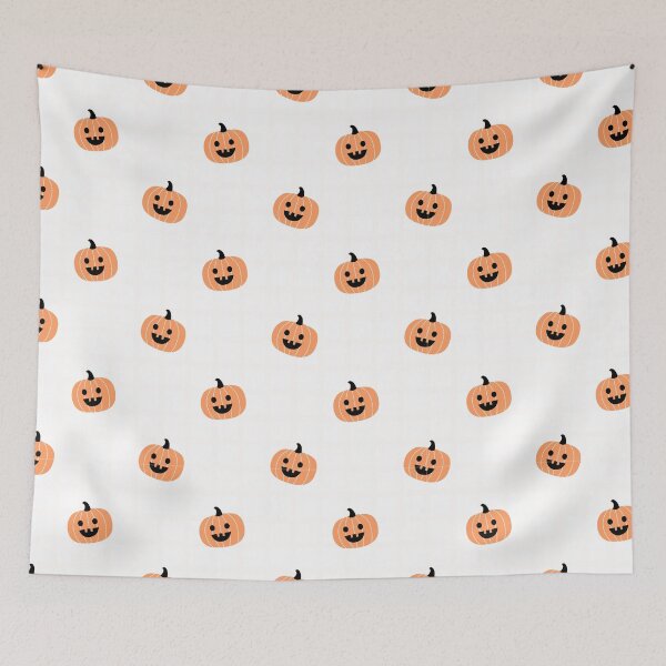 Item preview, Cute Jack O Lantern Pumpkin Halloween Pattern designed and sold by VibnWalls.