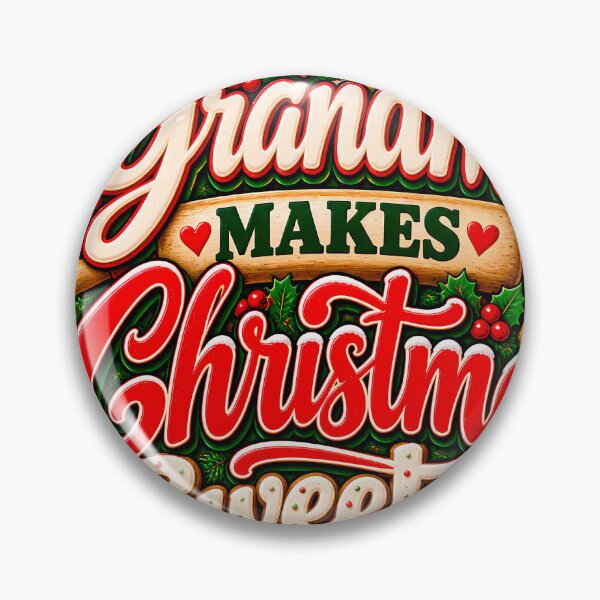 Item preview, Grandma Makes Christmas Sweeter Christmas Cookie Baking designed and sold by 198tees.